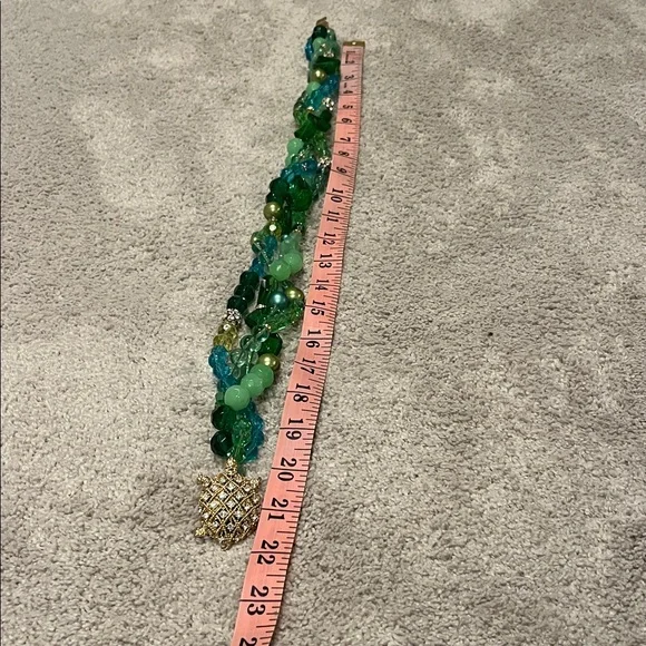 Stunning Rare Kate Spade Sea-glass Turtle Necklace! - Picture 5 of 7
